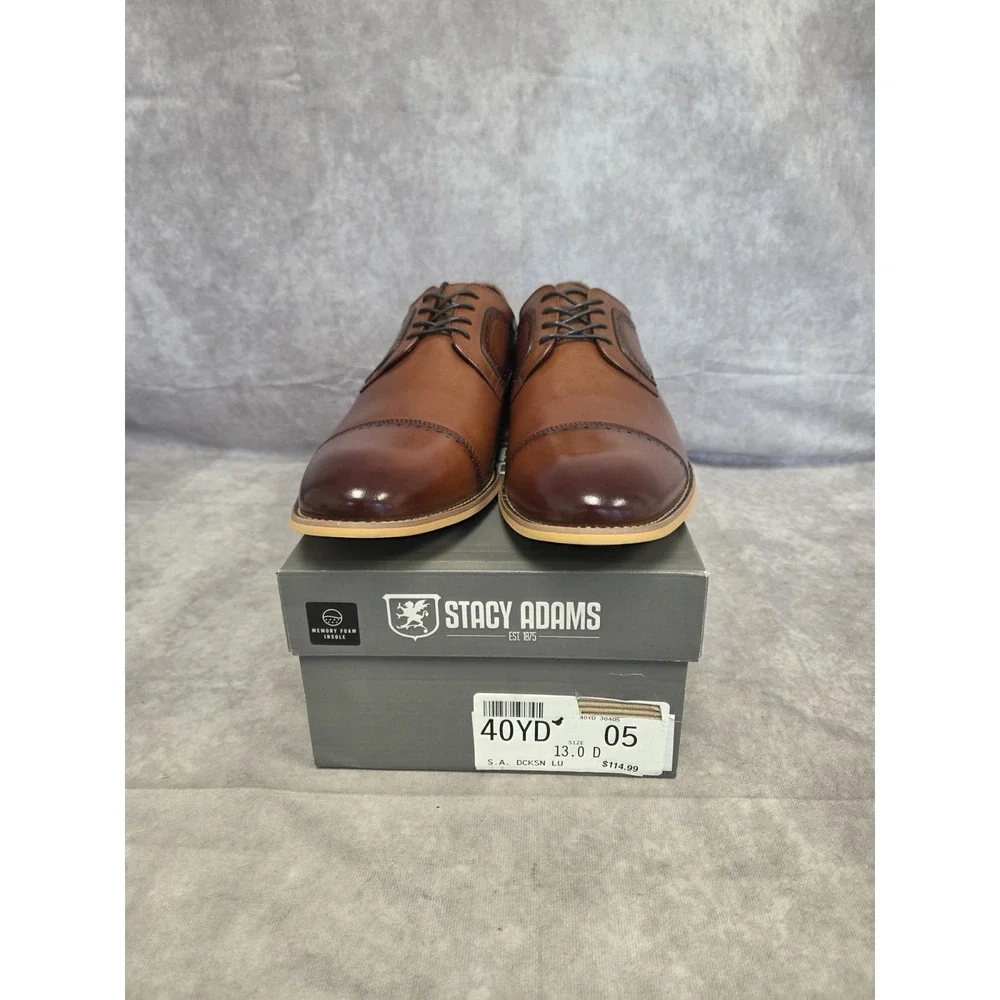 Stacy Adams Mens Dress Shoes SZ 13 D BRN Dickerson